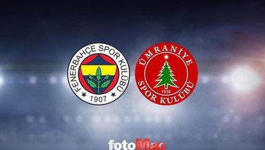 Fenerbahçe Ümraniyespor maçı canlı | Fenerbahçe Ümraniyespor  maçı canlı izle | FB maçı canlı