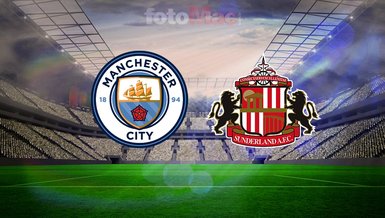 Manchester City-Sunderland maçı izle | Tüm yayın bilgileri ve muhtemel 11'ler
