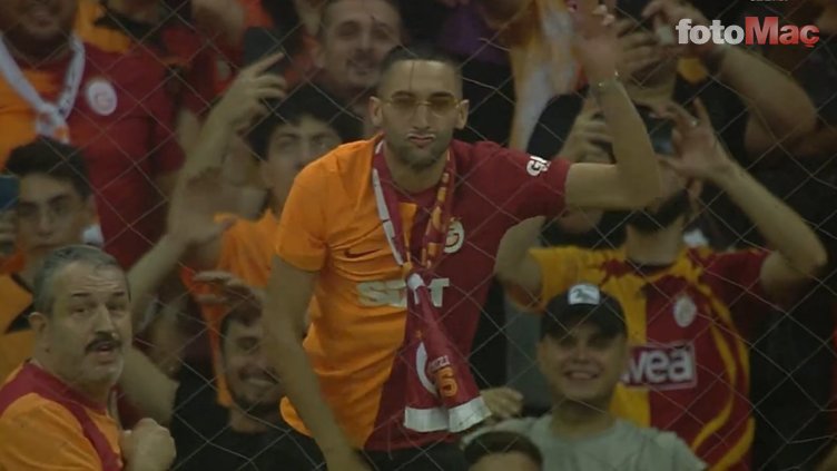 GALATASARAY HABERLERİ - Trabzonspor maçı sonrası taraftara Hakim Ziyech sürprizi!
