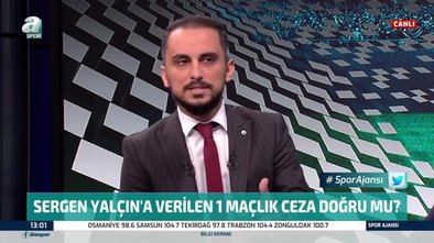 BEŞİKTAŞ HABERLERİ - Sergen Yalçın'a verilen 1 maçlık cezayı değerlendirdi!