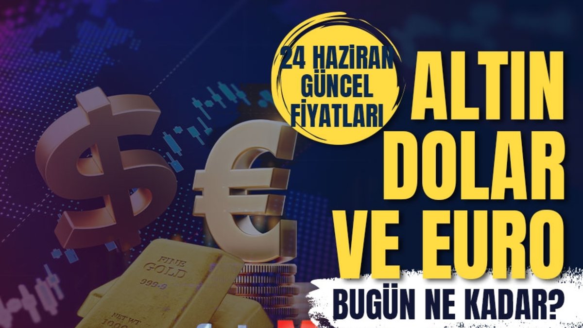 💰DOLAR KAÇ TL OLDU? | 24 Haziran 2024 Anlık Döviz Kuru Takibi - Euro, dolar, sterlin, gram, çeyrek, yarım altın kaç lira?