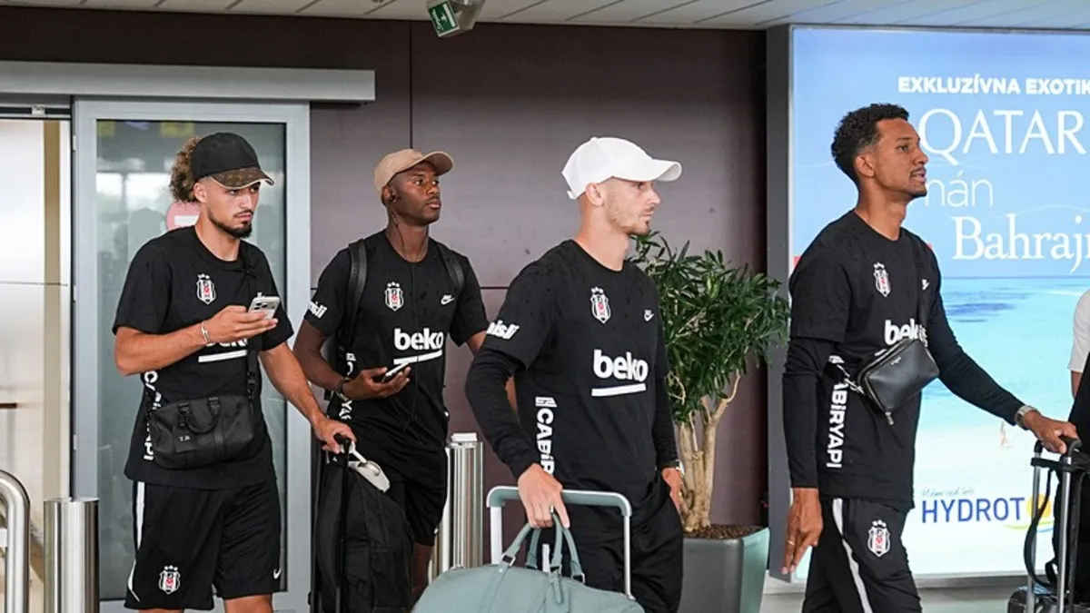 Beşiktaş kafilesi Slovakya'ya geldi