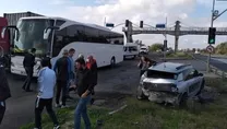 O kaza ucuz atlatıldı