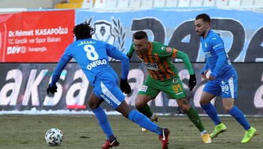 BB Erzurumspor - Alanyaspor: 1-1 (MAÇ SONUCU - ÖZET)