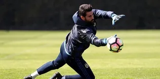 Volkan takımla çalıştı