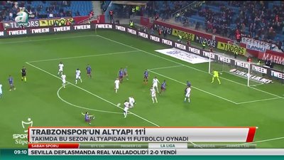 >Fırtına'da altyapı 11'i