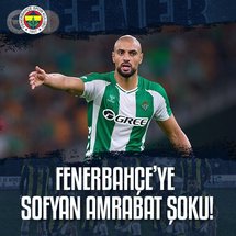 Sofyan Amrabat'tan Fenerbahçe'ye kötü haber!