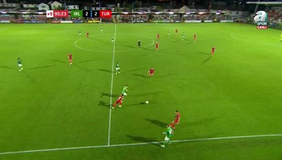 >GOL | İrlanda U21 3-2 Türkiye U21