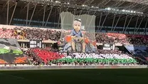 Sivasspor taraftarları Gazze’yi unutmadı!