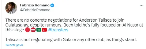 TRANSFER HABERİ: Talisca Galatasaray'a geliyor mu? Dünyaca ünlü gazeteci açıkladı! - 1