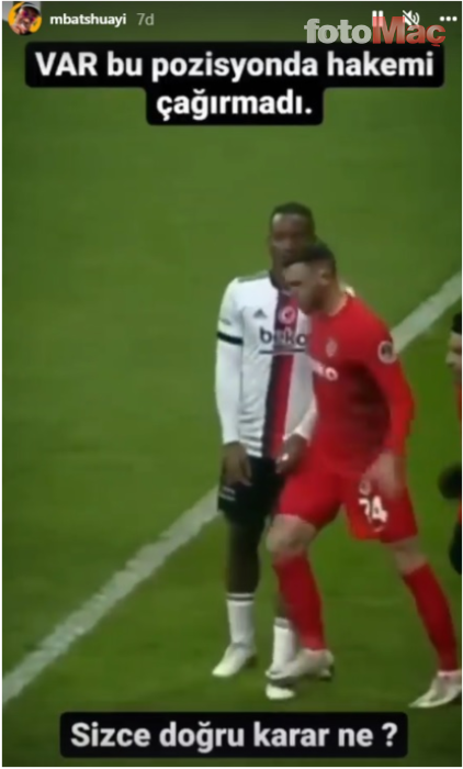 Beşiktaş'tan VAR isyanı! Batshuayi'den flaş paylaşım