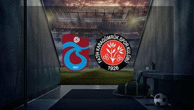 TRABZONSPOR FATİH KARAGÜMRÜK CANLI İZLE 📺 | Trabzonspor - Fatih Karagümrük maçı hangi kanalda canlı yayınlanacak? Saat kaçta oynanacak?