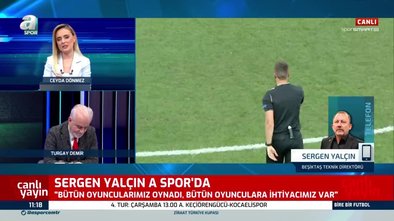 Beşiktaş Teknik Direktörü Sergen Yalçın'dan derbi yorumu!