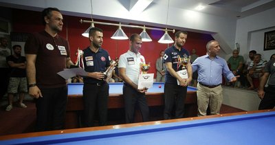 Bilardoda Savaş Bulut üçüncü oldu