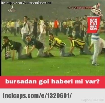 Bursaspor - Fenerbahçe maçı capsleri