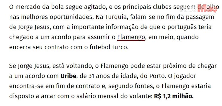 Brezilya'dan flaş iddia: Jorge Jesus'un Flamengo'daki ilk transferi belli oldu!