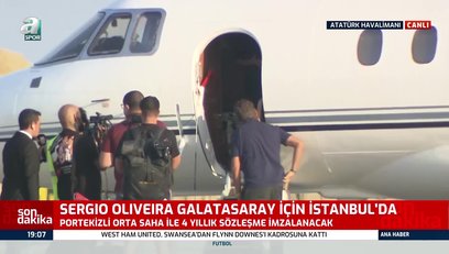>G.Saray'ın yeni yıldızı İstanbul'a geldi! İşte ilk görüntüler