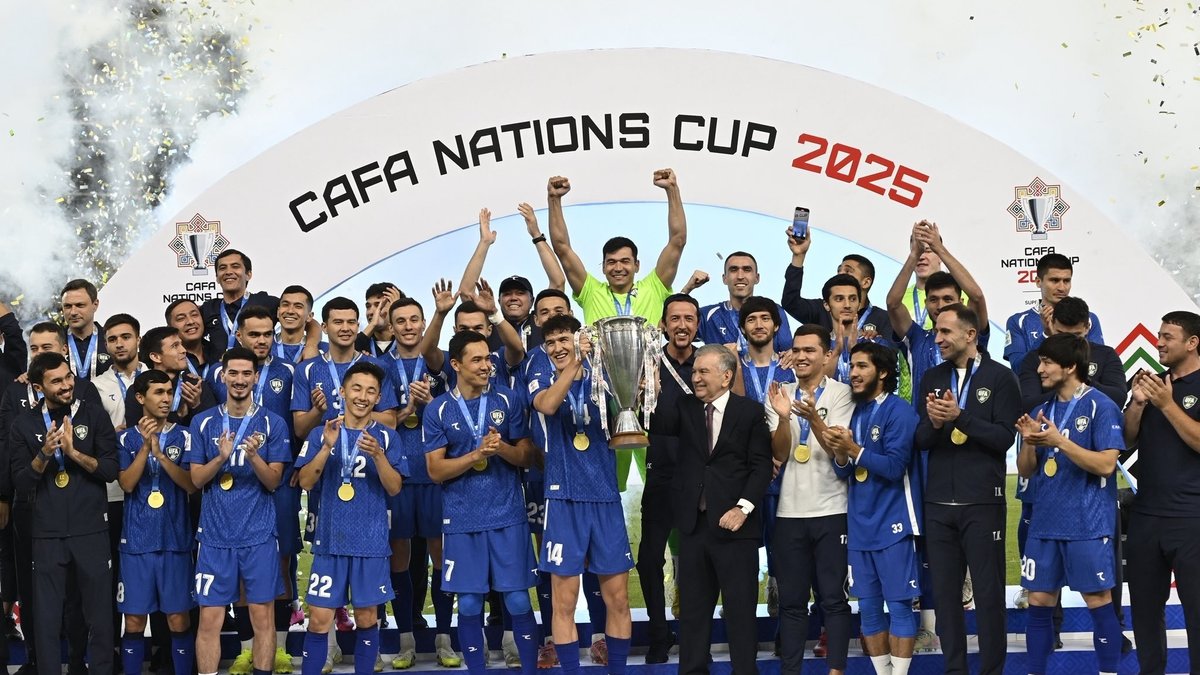 Özbekistan CAFA Uluslar Kupası şampiyonu