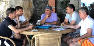 Fatih Terim ekibi ile buluştu
