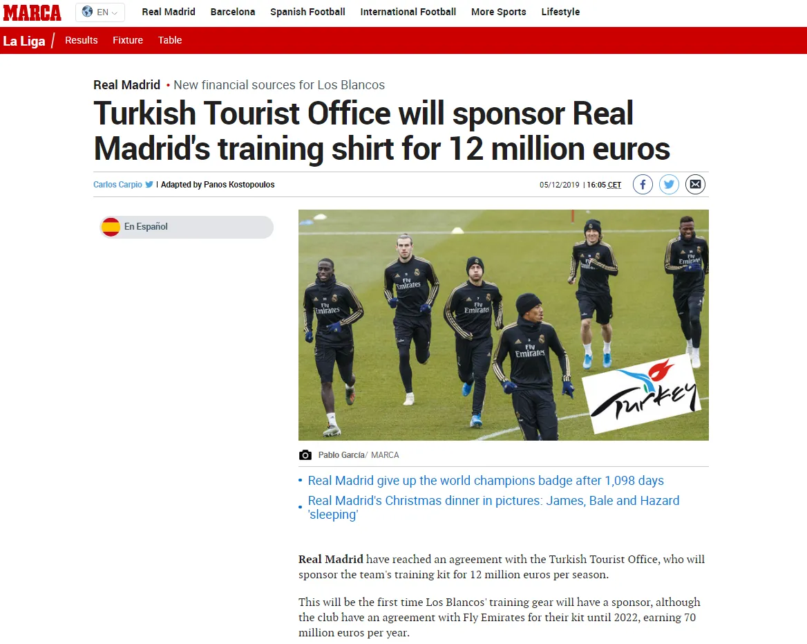 Kültür ve Turizm Bakanlığı'ndan Real Madrid iddialarına yalanlama - 1