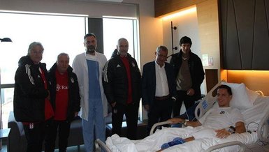 Beşiktaş'ta Santos, Amir Hadziahmetovic'i ziyaret etti