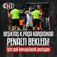 Beşiktaş penaltı bekledi!