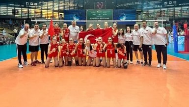 16 Yaş Altı Milli Kadın Voleybol Takımı'mız Balkan şampiyonu oldu
