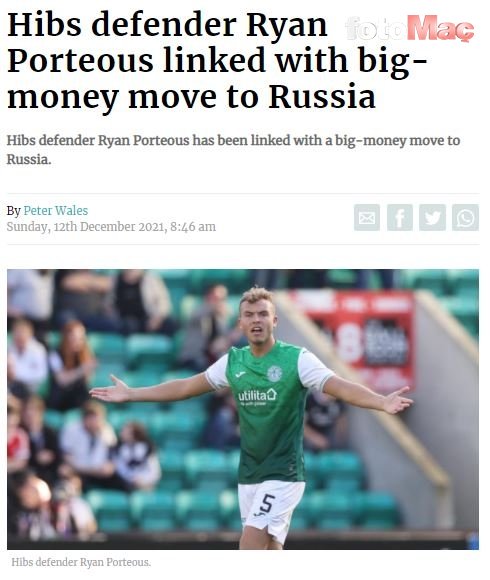 GALATASARAY TRANSFER HABERLERİ - Krasnodar'dan Ryan Porteous için 1 milyon sterlinlik teklif! Galatasaray...