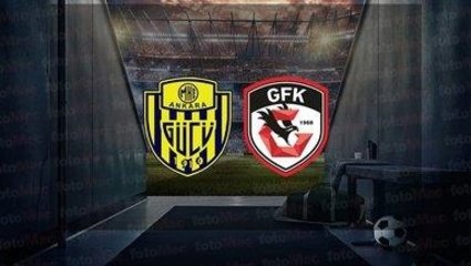 MKE Ankaragücü - Gaziantep FK maçı CANLI (Trendyol Süper Lig)
