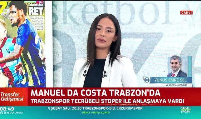 Manuel da Costa Trabzonspor'da