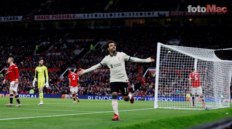 Manchester United-Liverpool maçında Mohamed Salah'tan tarihe geçen performans! Cristiano Ronaldo şaştı kaldı