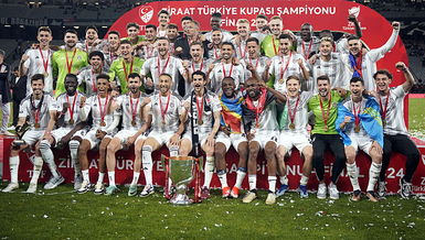 Trendyol Süper Lig'de sezonu 6. sırada bitiren Beşiktaş'ta Türkiye Kupası moralleri yerine getirdi
