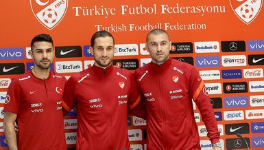 Türkiye A Milli Futbol Takımı'nda Zeki Çelik, Yusuf Yazıcı ve Burak Yılmaz basın toplantısı düzenledi!