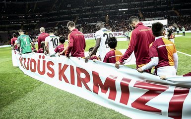 Galatasaray’dan Kudüs mesajları