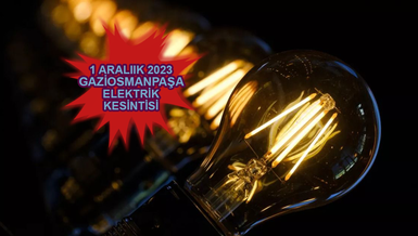 GAZİOSMANPAŞA ELEKTRİK KESİNTİSİ | Gaziosmanpaşa'da elektrik ne zaman gelecek? (1 Aralık 2023)