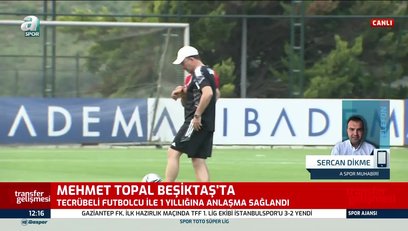 >Beşiktaş Mehmet Topal'la anlaştı!