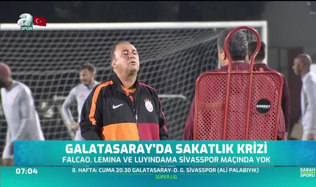 Galatasaray'da sakatlık krizi