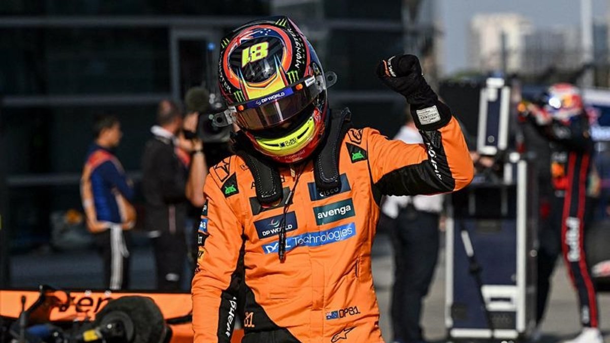 Formula 1 Çin GP'de pole pozisyonu Oscar Piastri'nin!