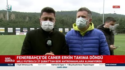 >F.Bahçe'de Caner Erkin geri döndü! İşte yaşananlar...