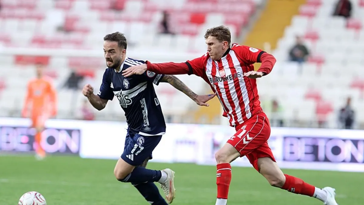 Sivasspor ile Sarıyer 1-1 berabere kaldı