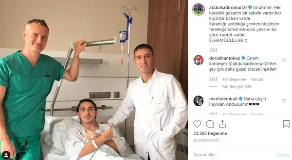 Abdülkadir Ömür'den anlamlı paylaşım - 1