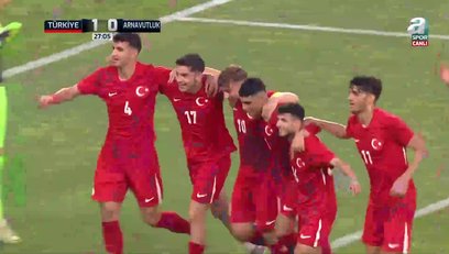 >GOL | Türkiye U21 1-0 Arnavutluk U21