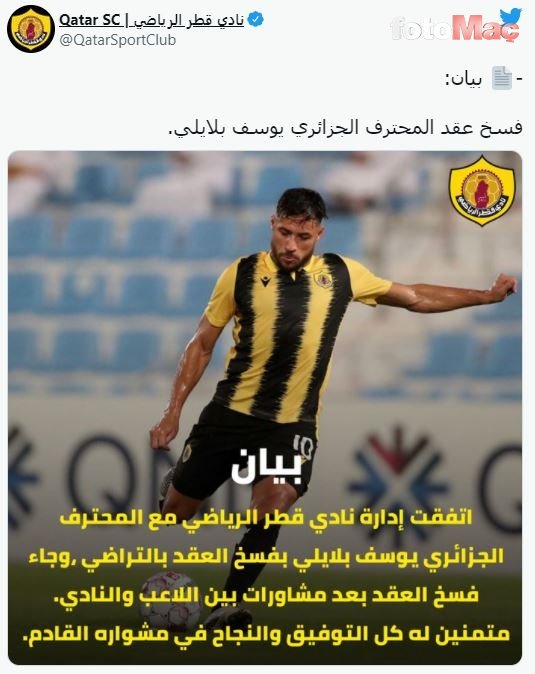 GALATASARAY HABERLERİ - Galatasaray'ın eski gözdesi Youcef Belaili kulüpsüz kaldı