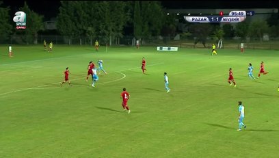 >GOL l Pazarspor 2-1 Nevşehir Belediyespor