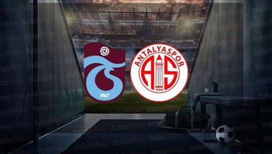 Trabzonspor Antalyaspor maçı CANLI