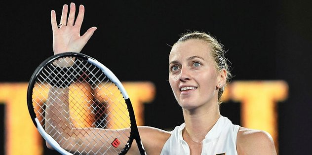Kvitova Avustralya Açık'ta yarı finalde