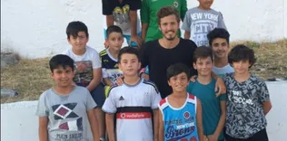 Çocuklarla buluştu