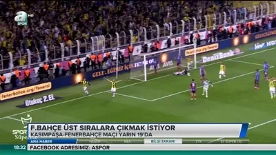 >Fenerbahçe üst sıralara çıkmak istiyor