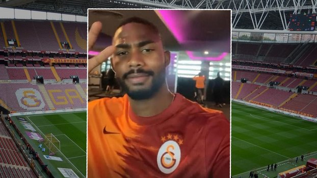 Son dakika GS transfer haberleri | Emmanuel Dennis'ten Galatasaray formalı paylaşım! #