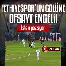 Fethiyespor’un golüne ofsayt engeli!
